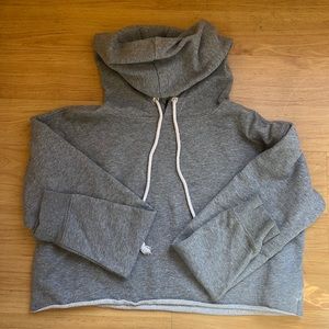 Gray Cropped Hoodie from Target